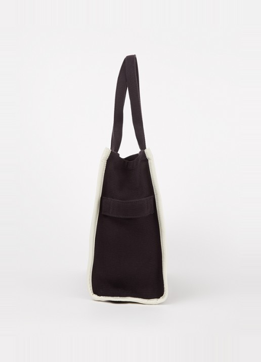 Marc Jacobs The Small Tote shopper van canvas met logoprint - detail 3 zwart