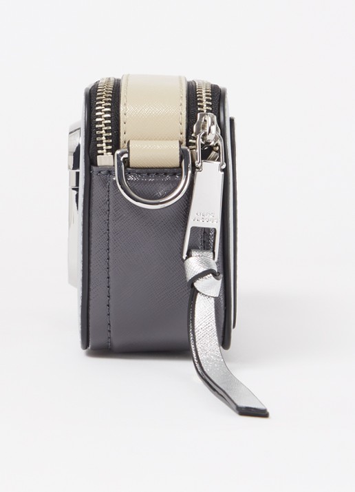 Marc Jacobs The Snapshot crossbodytas van leer - detail 2 grijs