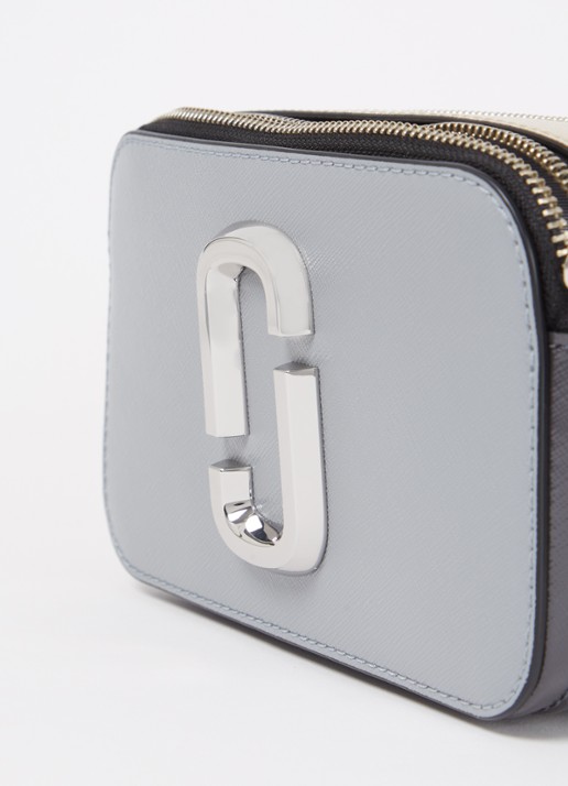 Marc Jacobs The Snapshot crossbodytas van leer - detail 3 grijs