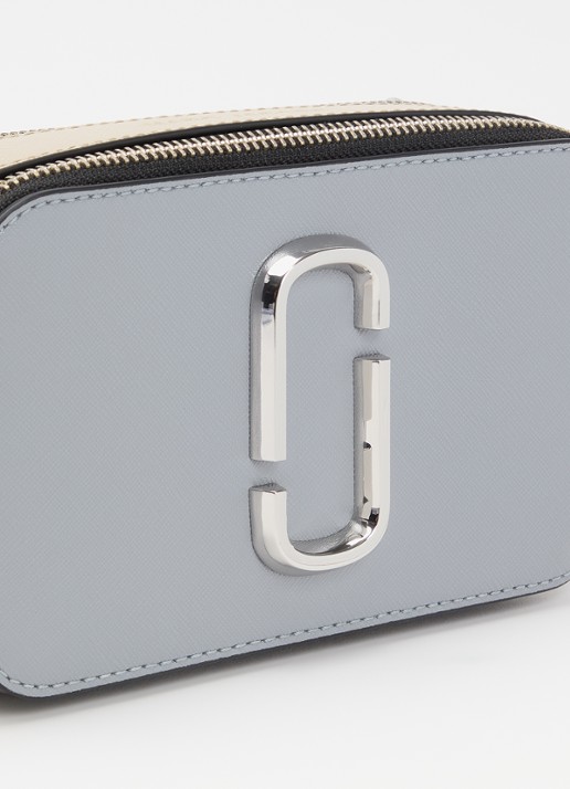 Marc Jacobs The Snapshot crossbodytas van leer - detail 3 grijs