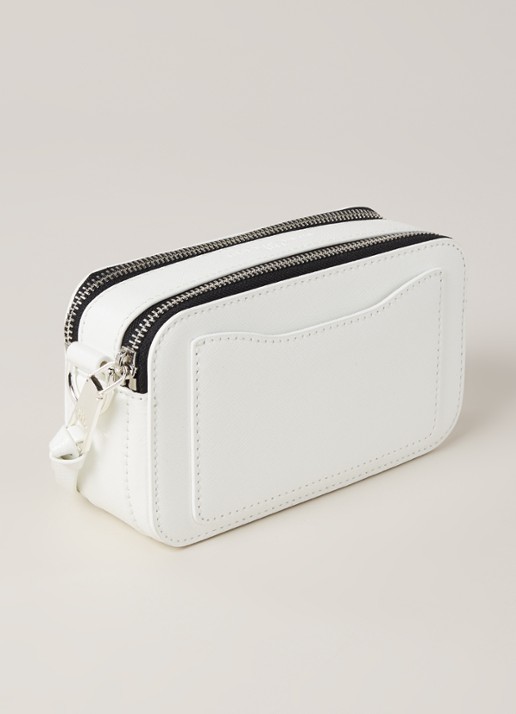 Marc Jacobs The Snapshot DTM crossbodytas van leer - detail 3 gebroken wit