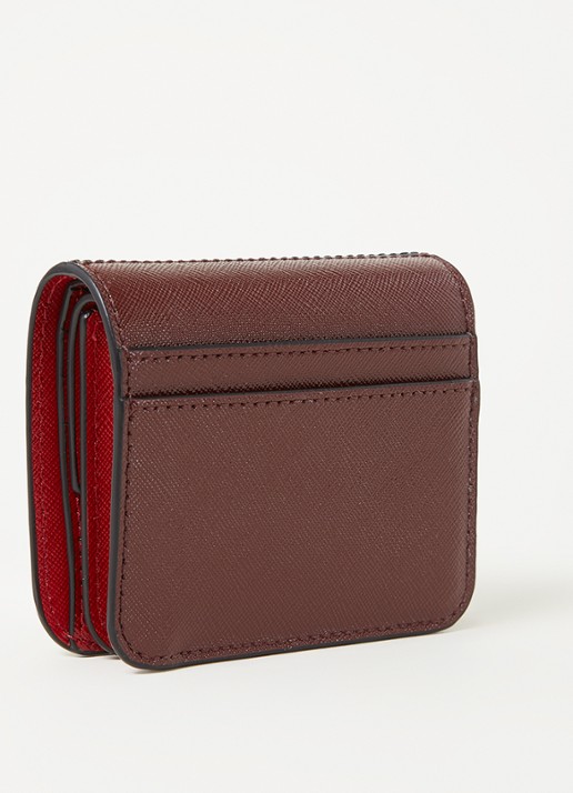 Marc Jacobs The Snapshot Mini portemonnee van leer - achterkant zwart