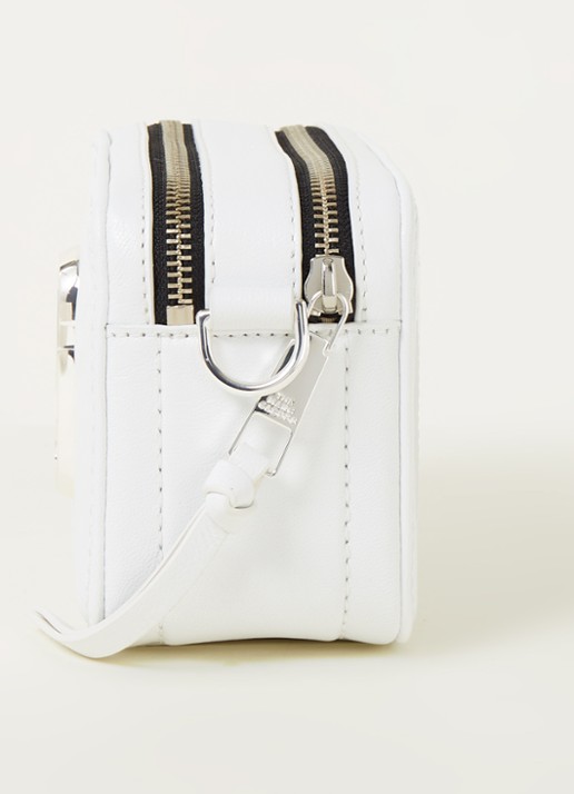 Marc Jacobs The Softshot DTM cameratas van kalfsleer - detail 3 wit