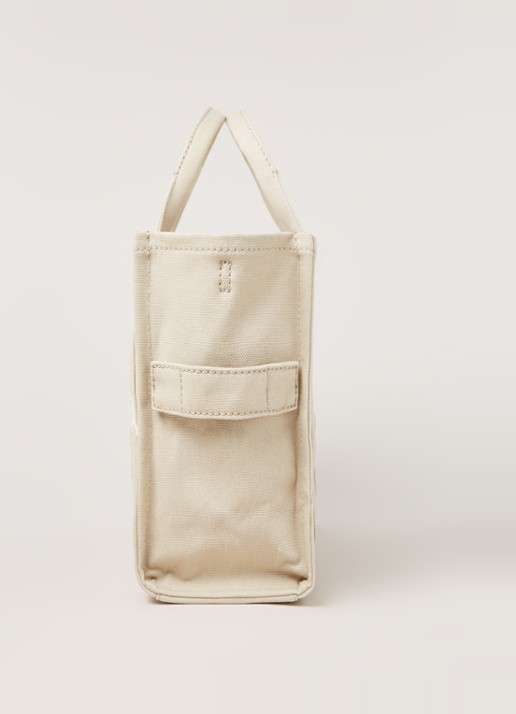 Marc Jacobs Traveler Small handtas van canvas - detail 3 beige