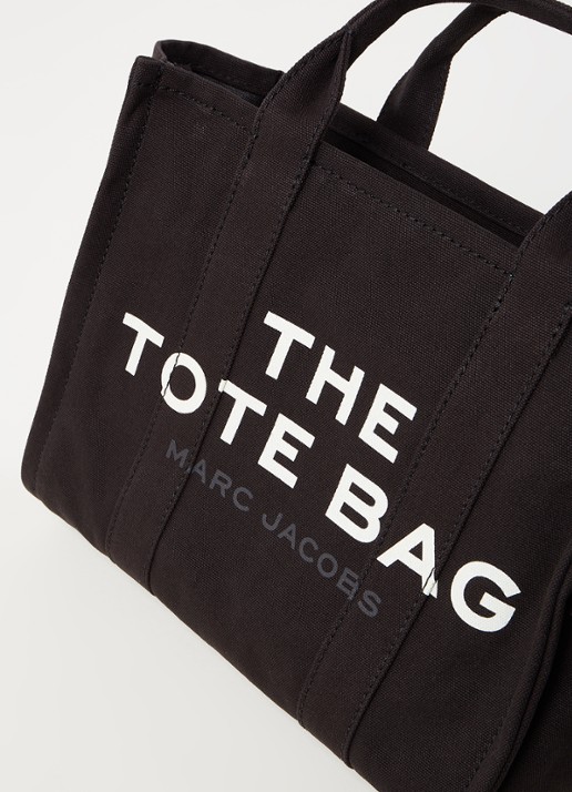 Marc Jacobs Traveler Small handtas van canvas - detail 4 zwart