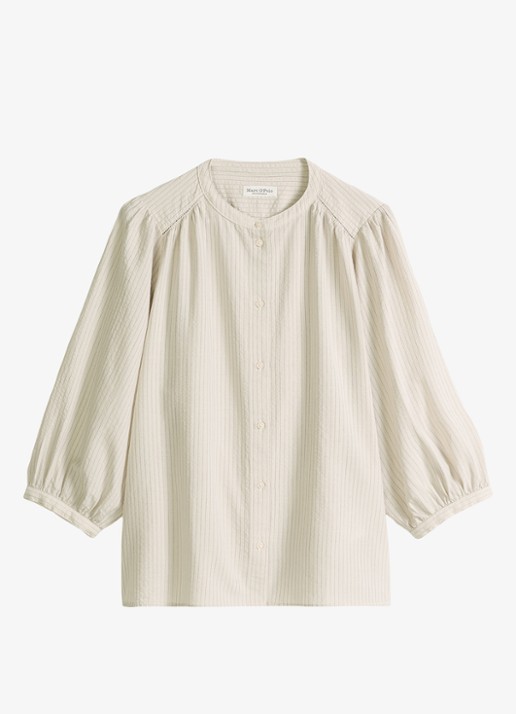 Marc O'Polo Blouse met streepprint en ballonmouw