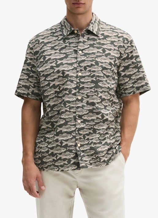 Marc O'Polo Blouse van katoen met print