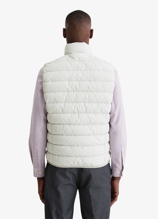 Marc O'Polo Bodywarmer met ritszakken - achterkant beige