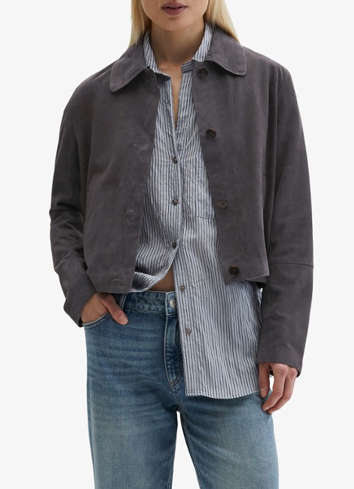 Marc O'Polo Cropped jack met steekzakken