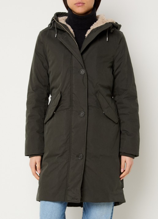 Marc O'Polo Denim Gewatteerde parka met capuchon