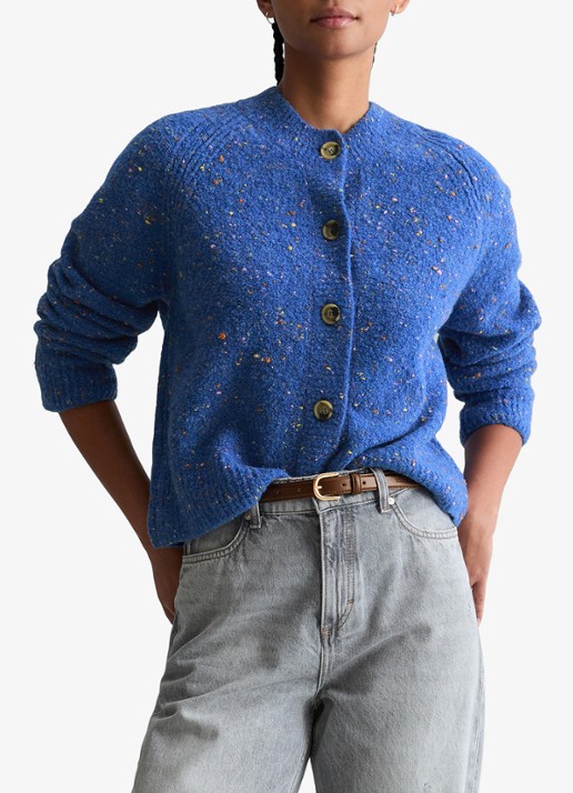 Marc O'Polo Denim Grofgebreid vest met textuur