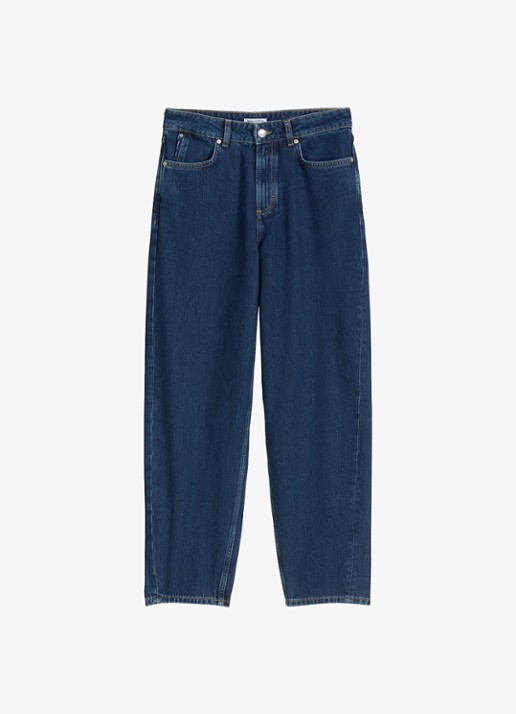 Marc O'Polo Denim High waist tapered fit jeans van katoen - voorkant 4 denim