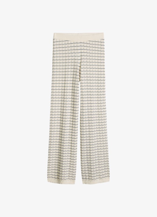 Marc O'Polo Denim Loose fit broek met gevlochten detail