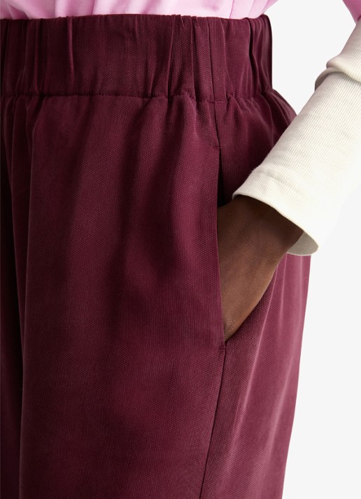 Marc O'Polo Denim Loose fit broek met steekzakken - detail 3 merlot red/6932