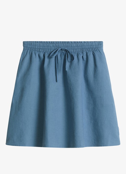 Marc O'Polo Denim Minirok met steekzakken - voorkant 4 medium blue 4671-4671 / blauw