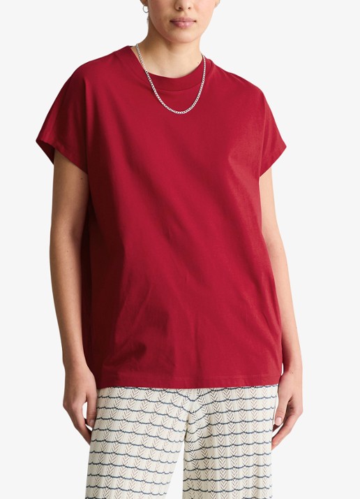 Marc O'Polo Denim T-shirt met ronde hals
