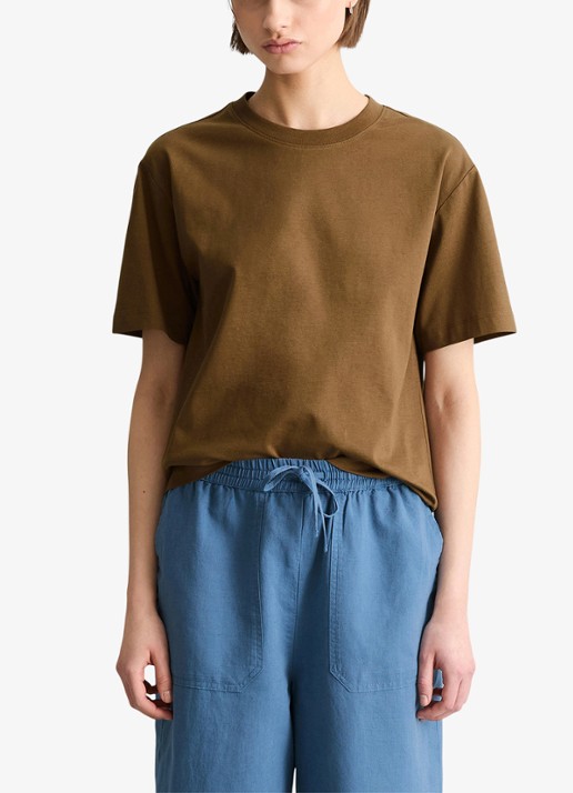Marc O'Polo Denim T-shirt met ronde hals