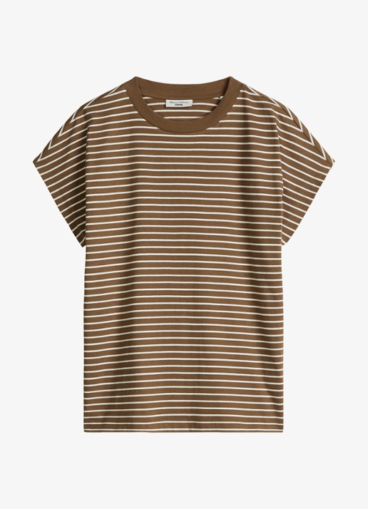 Marc O'Polo Denim T-shirt met streepprint