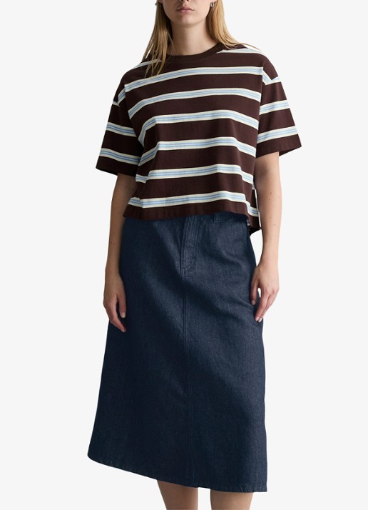 Marc O'Polo Denim T-shirt met streepprint