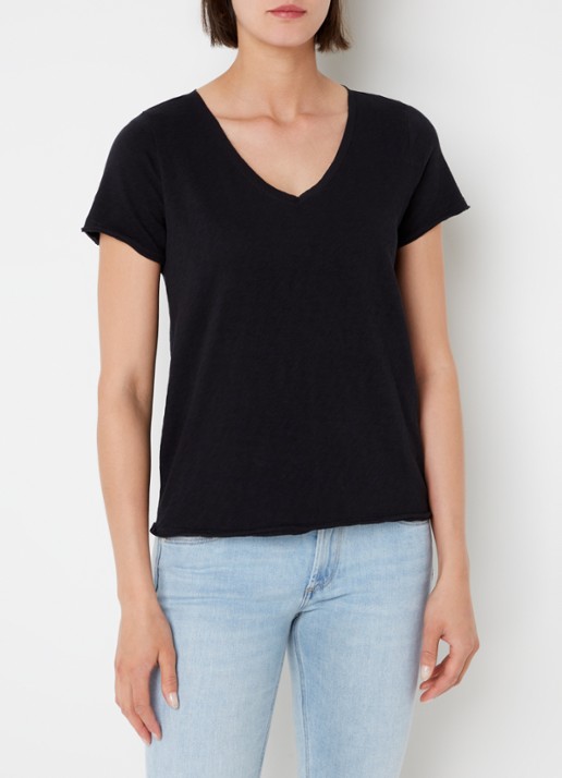 Marc O'Polo Denim T-shirt met V-hals