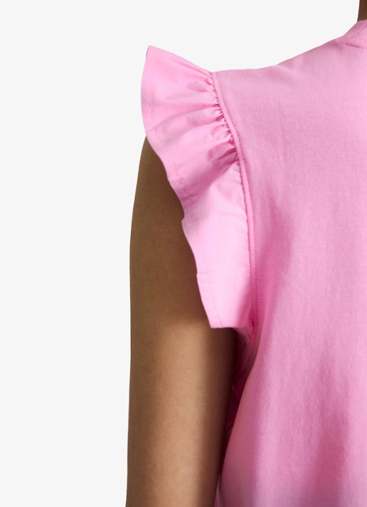 Marc O'Polo Denim Top met vlindermouw - detail 3 pale bubblegum/8205
