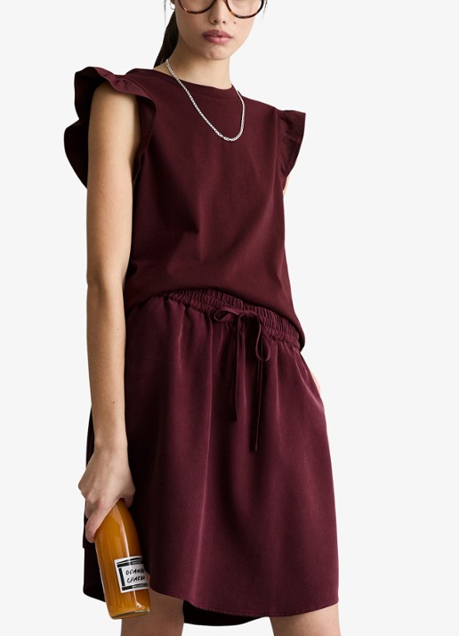 Marc O'Polo Denim Top met vlindermouw
