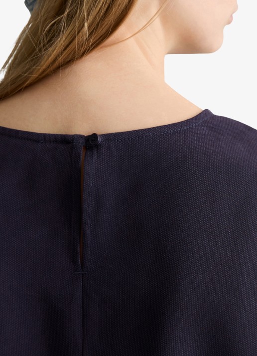 Marc O'Polo Denim Tuniek met ronde hals - detail 4 blue depths/4133