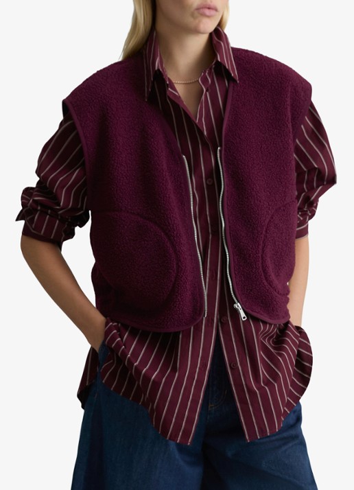 Marc O'Polo Denim Vest van teddy