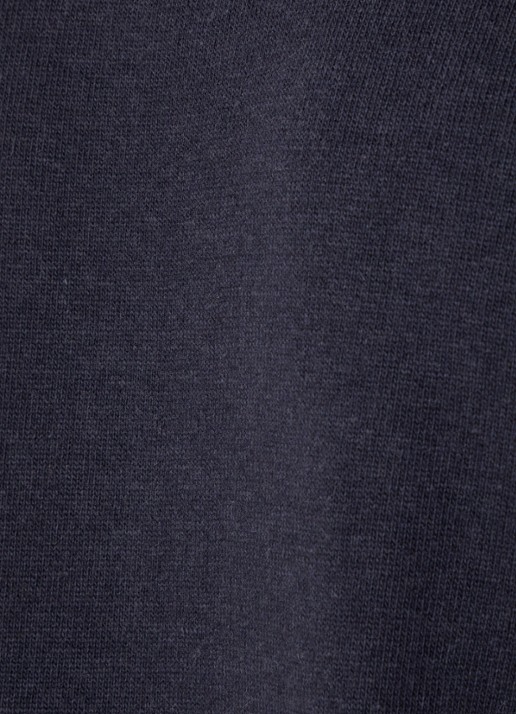 Marc O'Polo Fijngebreide pullover in scheerwolblend - detail 4 donkerblauw