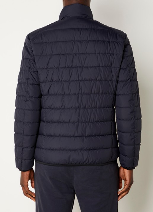 Marc O'Polo Gewatteerd jack met ritszakken - achterkant 4 donkerblauw