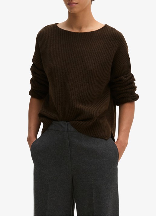 Marc O'Polo Grofgebreide pullover in wolblend