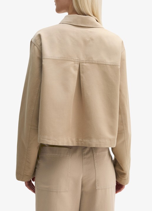 Marc O'Polo Jack in lyocell blend met steekzakken - achterkant 5 lichtbruin
