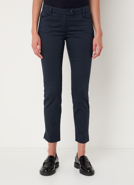 Marc O'Polo Laxa mid waist skinny fit pantalon in  katoenblend