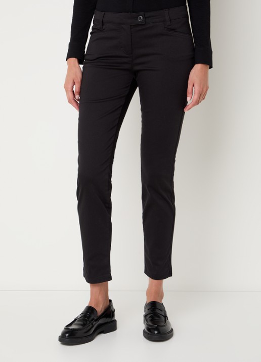 Marc O'Polo Laxa mid waist skinny fit pantalon in  katoenblend