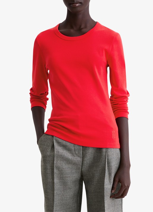 Marc O'Polo Longsleeve van katoen