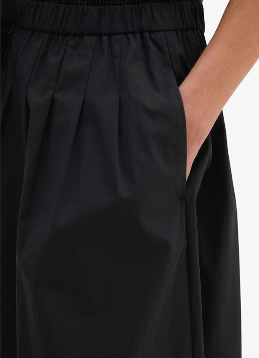 Marc O'Polo Midi rok met steekzakken - detail 5 zwart