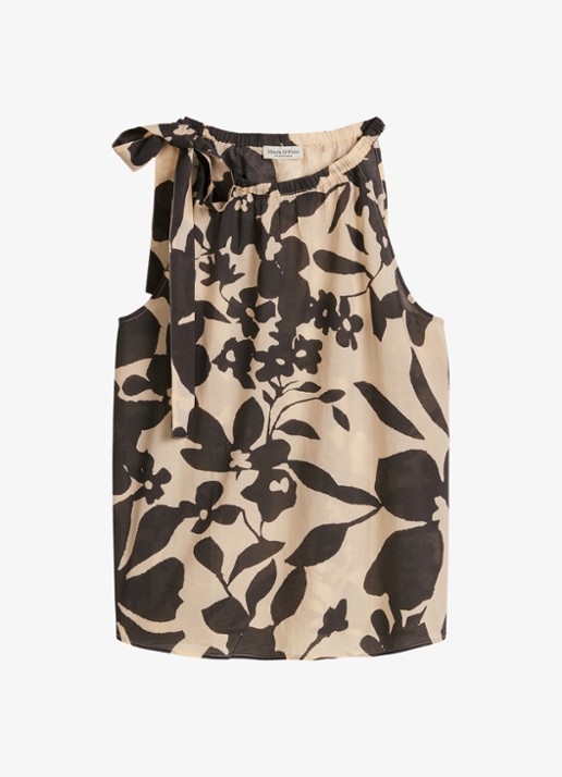 Marc O'Polo Mouwloze top met print