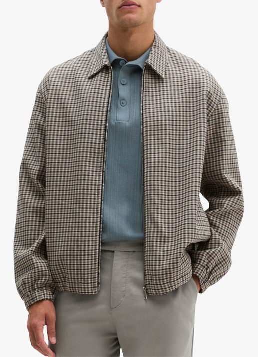 Marc O'Polo Overshirt met ruitdessin