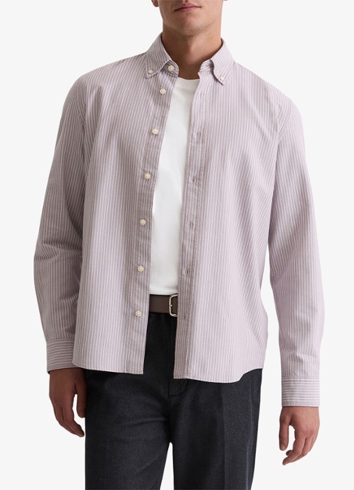 Marc O'Polo Regular fit overhemd met streepprint