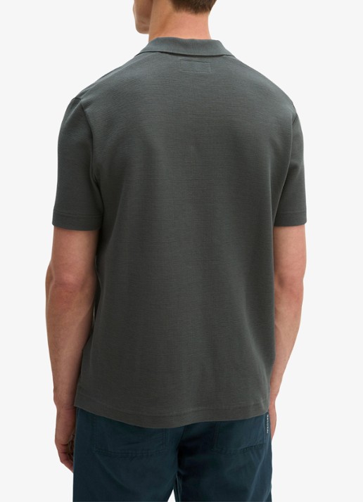 Marc O'Polo Regular fit polo - achterkant donkergrijs