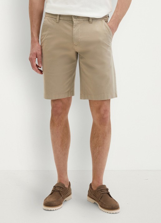 Marc O'Polo Reso straight fit korte broek van  katoen