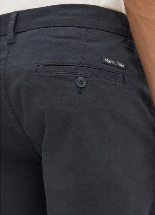 Marc O'Polo Reso straight fit korte broek van  katoen - detail 2 dark navy-4131