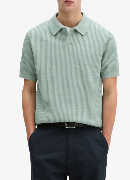 Marc O'Polo Ribgebreide polo