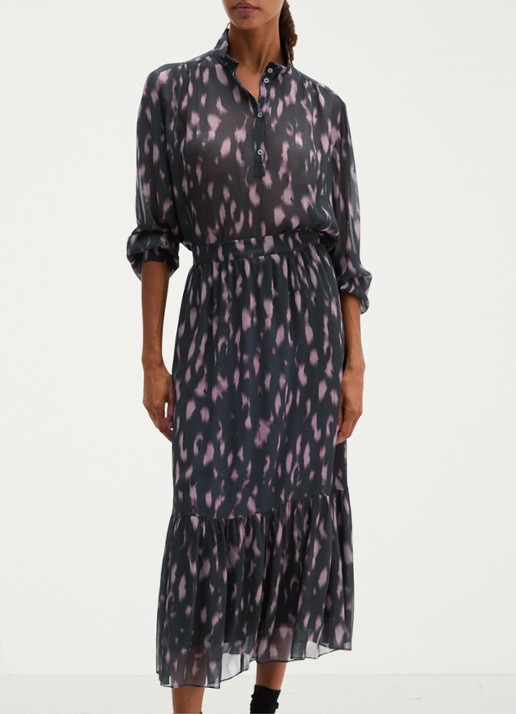 Marc O'Polo Semi-transparante tuniek met print