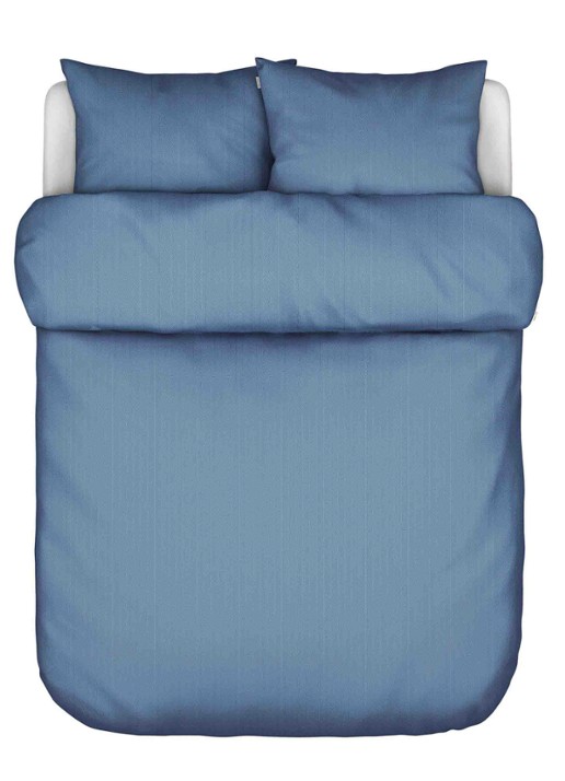 Marc O'Polo Senja dekbedovertrek van  katoen renforce 144TC - inclusief kussensloop - voorkant 8 blauw