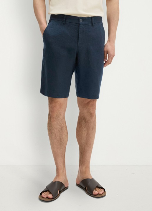 Marc O'Polo Straight fit korte broek van linnen