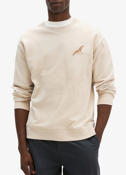 Marc O'Polo Sweater met front- en back print