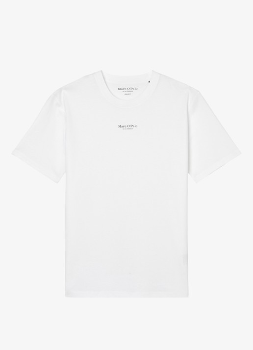 Marc O'Polo T-shirt met logo - voorkant 2 wit