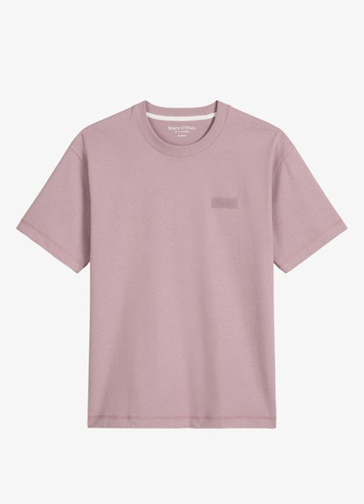 Marc O'Polo T-shirt met logo - voorkant 4 lichtroze