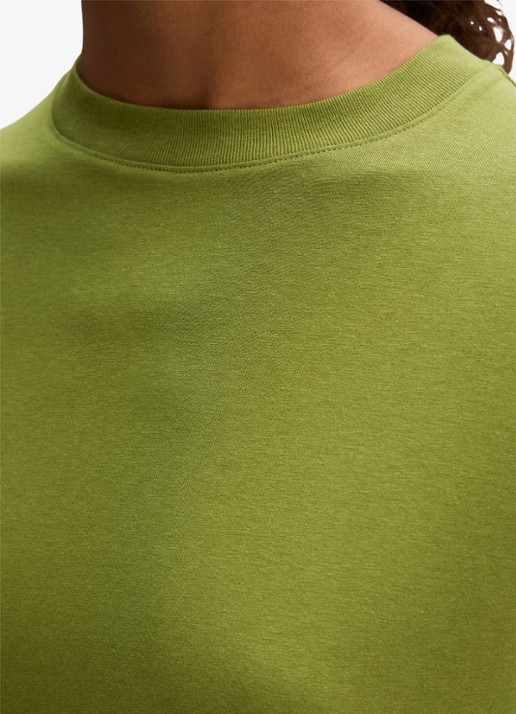 Marc O'Polo T-shirt met ronde hals - detail 4 shaded fern / groen